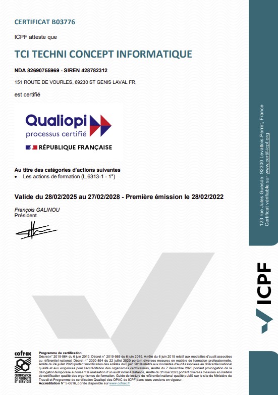 Certification Qualiopi